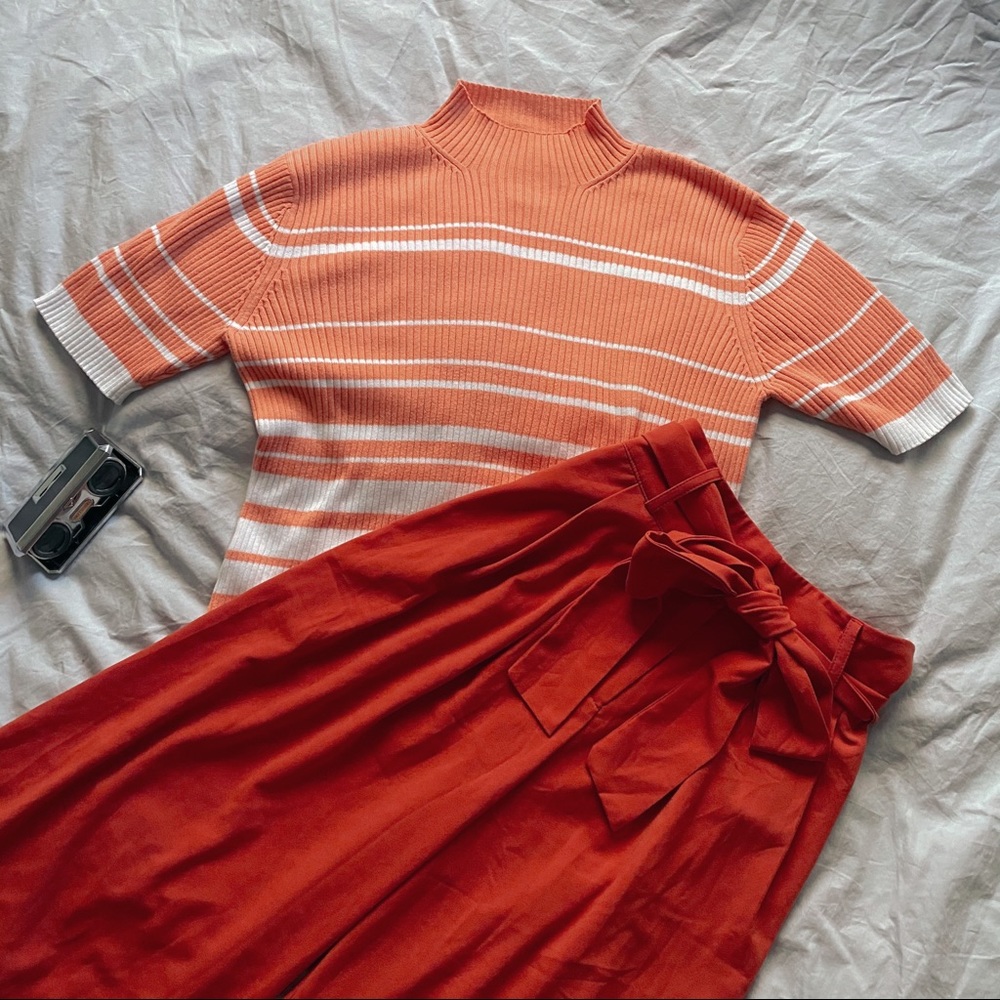 Worthington Short Sleeve Mockneck Sweater